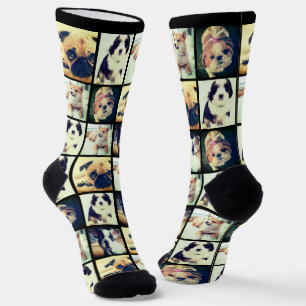lustige Kollektion von modischen Fotos Socken