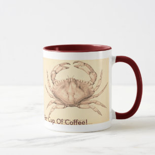 Lustige Krabbe Humor Kaffee-Tasse Tasse