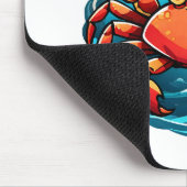 lustige Krabbe Mousepad (Ecke)