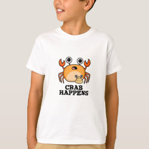 Lustige Krabbe passiert Tier Wortwitz T-Shirt