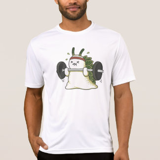 Lustige Kraftsport-Blatt-Meeresnack-Kartoon-Cute-G T-Shirt