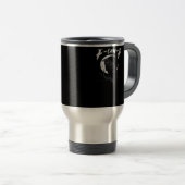 Lustige Krähe Essential Retro Klassiker Reisebecher (VorderseiteRechts)