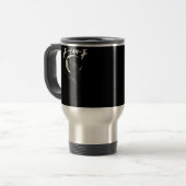 Lustige Krähe Essential Retro Klassiker Reisebecher (Vorderseite Links)