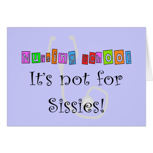 Lustige Krankenpflege-Studenten-Geschenke (Vorderseite (Horizontal))
