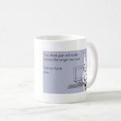 Lustige Krankenpflege-Tasse Kaffeetasse (VorderseiteRechts)