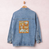 Lustige Krankenpfleger Halloween Orange Kachel Bas Jeansjacke (Hangar)