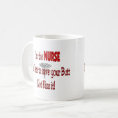 Lustige Krankenschwester-Geschenke Kaffeetasse (Vorderseite Links)