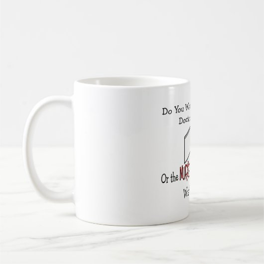Lustige Krankenschwester-Geschenke Kaffeetasse (Links)