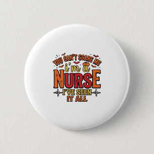 Lustige Krankenschwester Halloween Du Kannst Mich Button