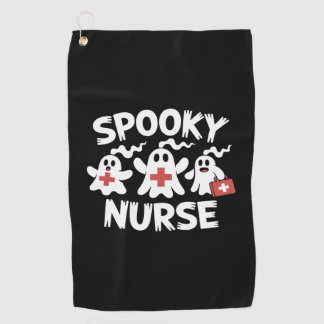Lustige Krankenschwester Halloween Golfhandtuch