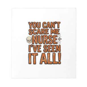 Lustige Krankenschwester Hat Alles Gesehen Vintage Notizblock
