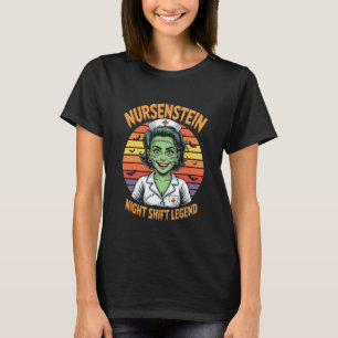 Lustige Krankenschwester Horror Nursenstein T-Shirt