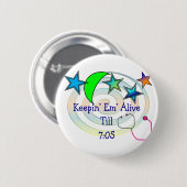 Lustige Krankenschwester-T - Shirts und Geschenke Button (Vorne & Hinten)