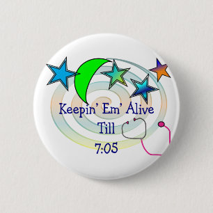 Lustige Krankenschwester-T - Shirts und Geschenke Button