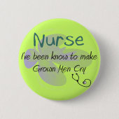 Lustige Krankenschwester-T - Shirts und Geschenke Button (Vorderseite)