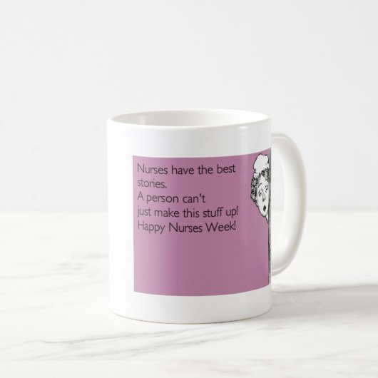 Lustige Krankenschwester-Tasse Kaffeetasse (VorderseiteRechts)