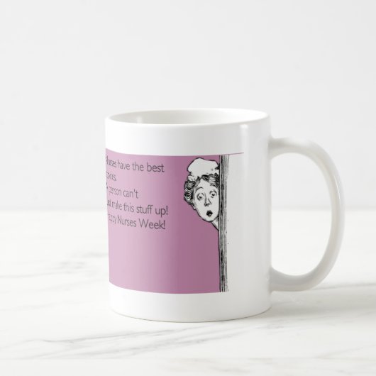 Lustige Krankenschwester-Tasse Kaffeetasse (Rechts)