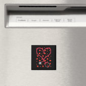 Lustige Krankenschwester Valentinstag Herz Stethos Magnet (In Situ (Geschirrspüler))