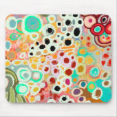 lustige Kreise Mousepad (Vorne)