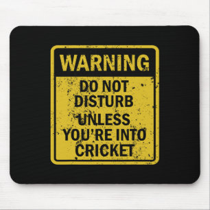 Lustige Kricket-Sport-Themen-Geburtstagsfeier Cric Mousepad