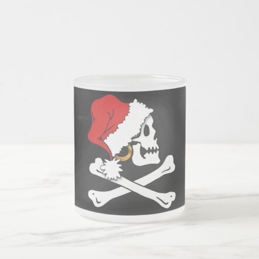 Lustige Kris Kringle mattierte Tasse (Mittel)