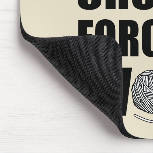 lustige Kroketten-Zitate Mousepad (Ecke)