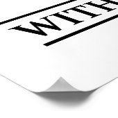 lustige Kroketten-Zitate Poster (Ecke)