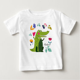 Lustige Krokodil-Geschenk-Baby-T - Shirts