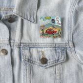 Lustige Krokodilfarm Button (Beispiel)