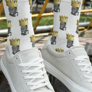 Lustige Kronen-Foto  Socken