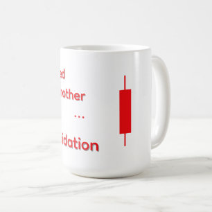 Lustige Krypto-"Ich habe die Liquidation überlebt" Kaffeetasse