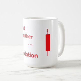 Lustige Krypto-"Ich habe die Liquidation überlebt" Kaffeetasse