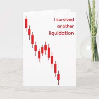 Lustige Krypto "Ich habe eine weitere Liquidation Karte