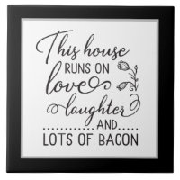 lustige Küche Wortart Bacon