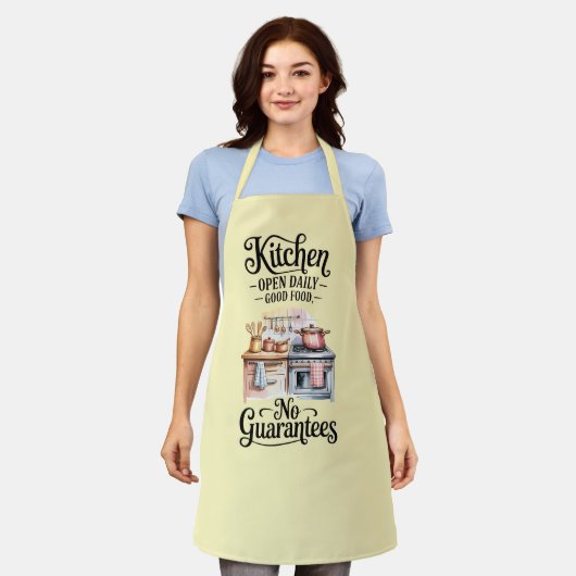 Lustige Küchenserie Design #3 Schürze (Getragen)