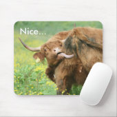 Lustige Kuh Aberdeens Angus Mousepad/Mousemat Mousepad (Mit Mouse)