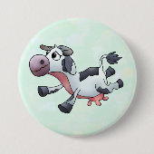 Lustige Kuh Button (Vorderseite)
