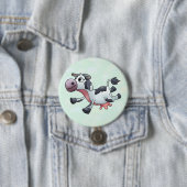Lustige Kuh Button (Beispiel)