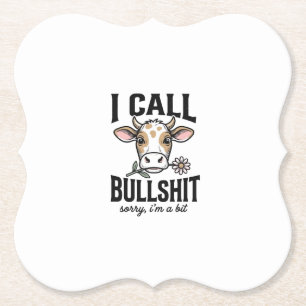 Lustige Kuh, die ich Vintage-Shirt-Design nenne_1 Untersetzer
