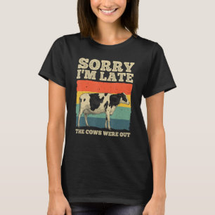 Lustige Kuh für Männer Frauen Kuhbauer Herde Landw T-Shirt