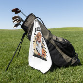 Lustige Kuh Halloween Golfhandtuch (Gras)