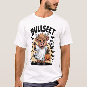 Lustige Kuh Halloween T-Shirt