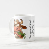 Lustige Kuh Kaffeetasse (Vorderseite Links)