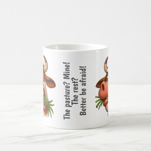 Lustige Kuh Kaffeetasse (Mittel)