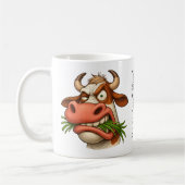Lustige Kuh Kaffeetasse (Links)