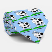 lustige Kuh Krawatte (Gerollt)