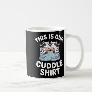 Lustige Kuh-Paar-Idee Das ist unser Kuscheln Kaffeetasse