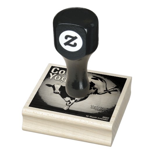 Lustige Kuh-Pose-Stempel Gummistempel (Stempel)