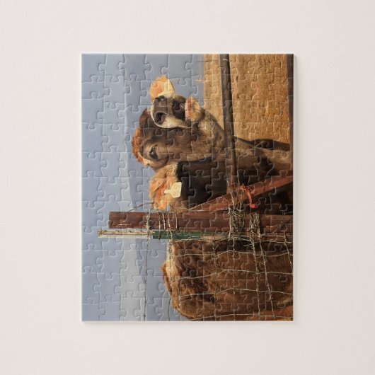 Lustige Kuh Puzzle (Vertikal)