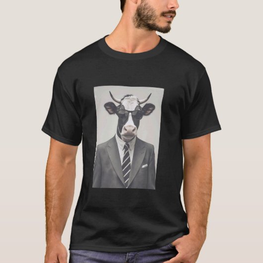 Lustige Kuh T-Shirt (Vorderseite)